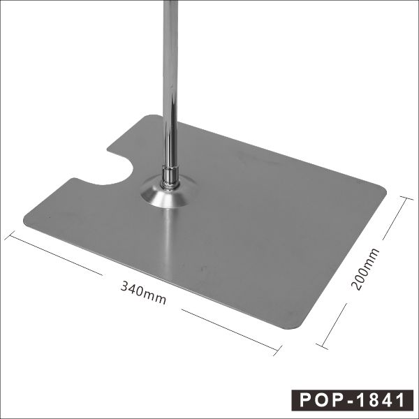 7 shaped Banner Display 7字架 POP-38 噴畫展架 展示架 banner holder poster stand 7形架 banner stand poster holder banner display stand POP Display 橫額展示架 旗桿架 銀色伸縮7型架||HN-GHJ
